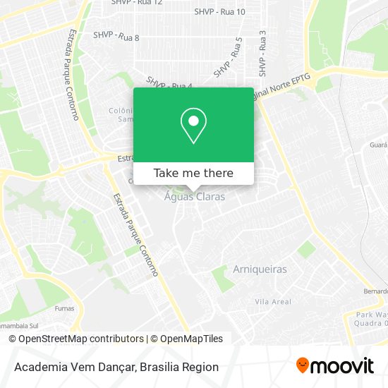 Academia Vem Dançar map