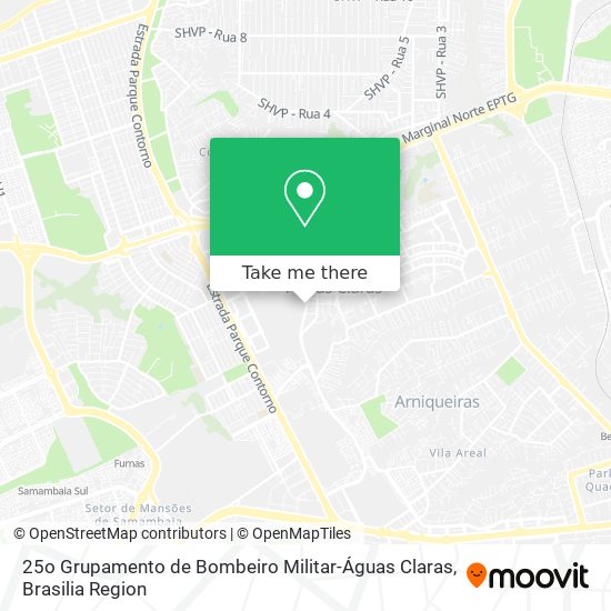 25o Grupamento de Bombeiro Militar-Águas Claras map