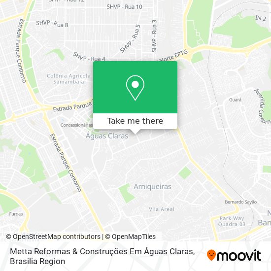 Metta Reformas & Construções Em Águas Claras map