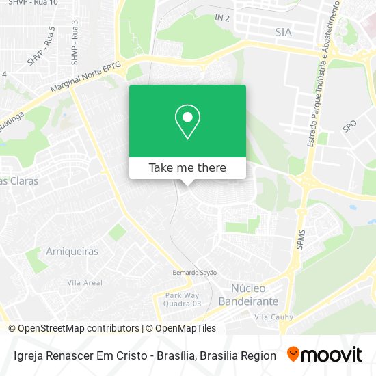 Igreja Renascer Em Cristo - Brasília map