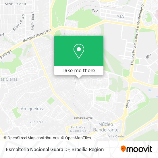 Esmalteria Nacional Guara DF map