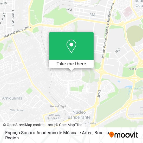Espaço Sonoro Academia de Música e Artes map