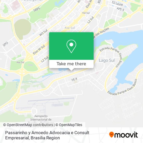 Passarinho y Amoedo Advocacia e Consult Empresarial map
