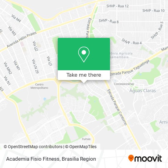 Academia Fisio Fitness map
