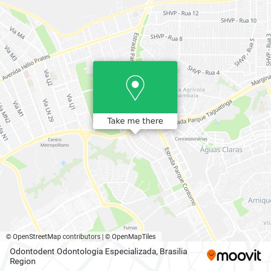 Odontodent Odontologia Especializada map
