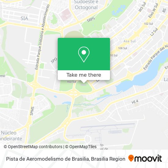 Pista de Aeromodelismo de Brasilia map