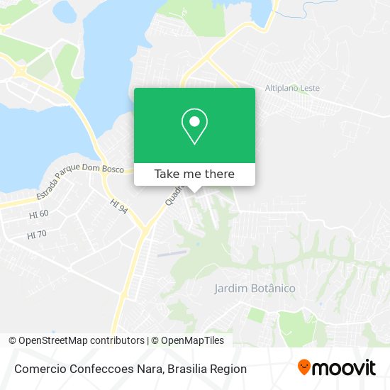 Comercio Confeccoes Nara map