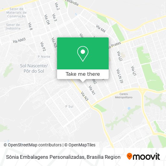 Sônia Embalagens Personalizadas map