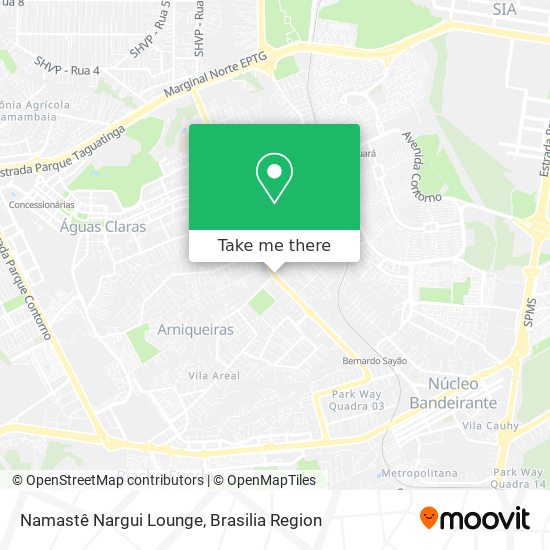 Namastê Nargui Lounge map