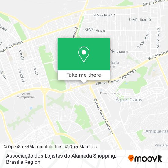 Associação dos Lojistas do Alameda Shopping map