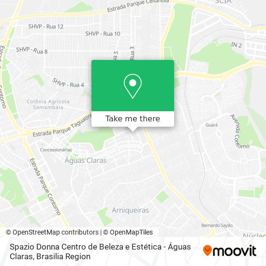 Spazio Donna Centro de Beleza e Estética - Águas Claras map