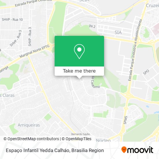 Espaço Infantil Yedda Calháo map