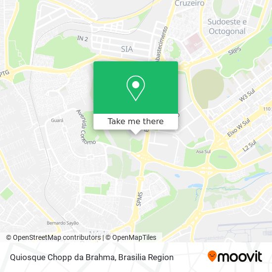 Quiosque Chopp da Brahma map