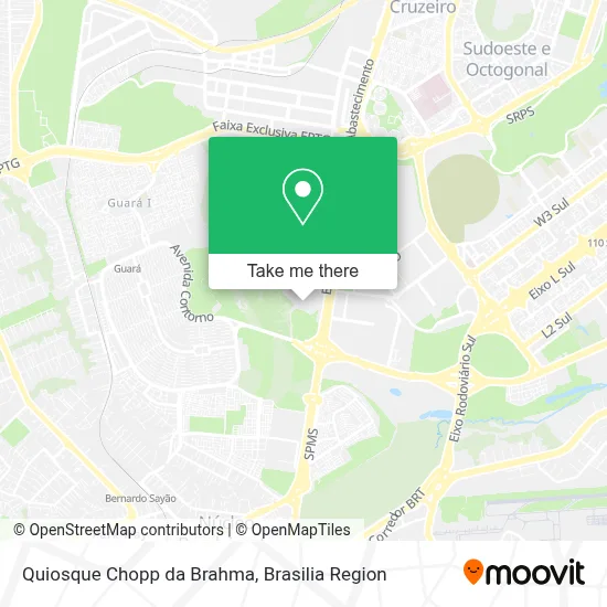 Quiosque Chopp da Brahma map