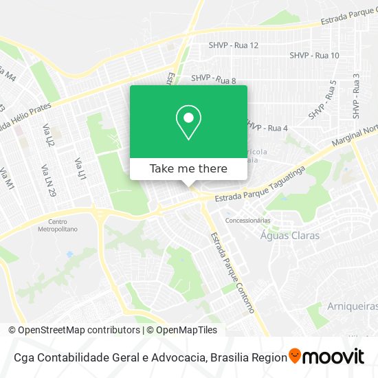Cga Contabilidade Geral e Advocacia map