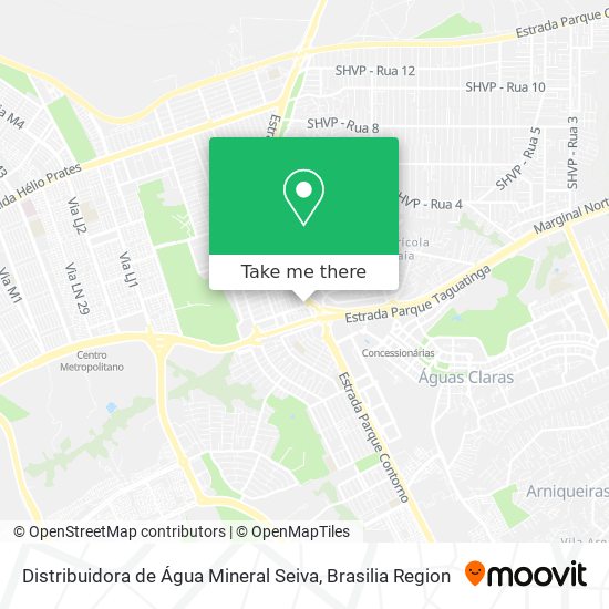 Distribuidora de Água Mineral Seiva map