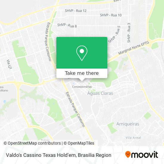 Valdo's Cassino Texas Hold'em map