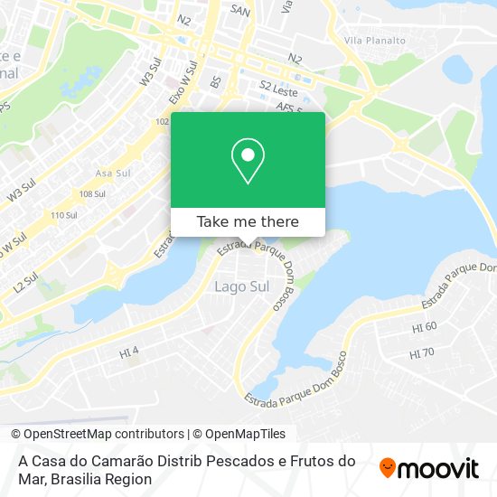 A Casa do Camarão Distrib Pescados e Frutos do Mar map