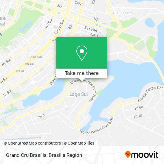 Grand Cru Brasília map