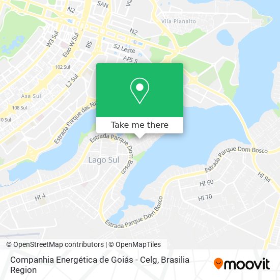 Companhia Energética de Goiás - Celg map