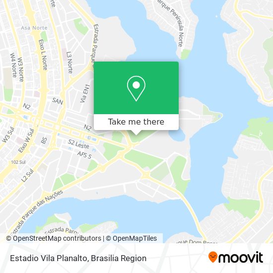 Estadio Vila Planalto map