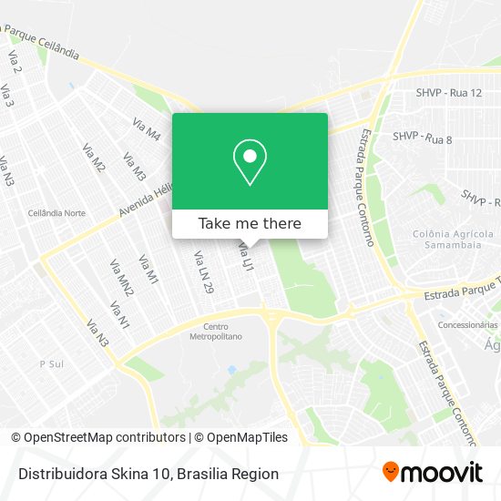 Distribuidora Skina 10 map