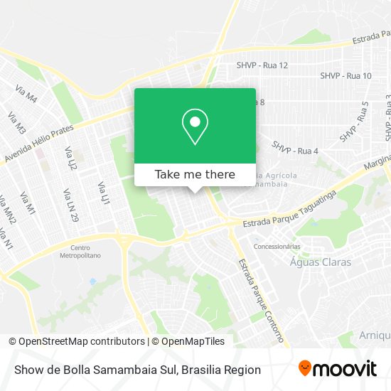 Show de Bolla Samambaia Sul map