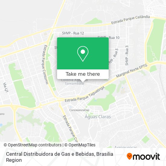 Central Distribuidora de Gas e Bebidas map