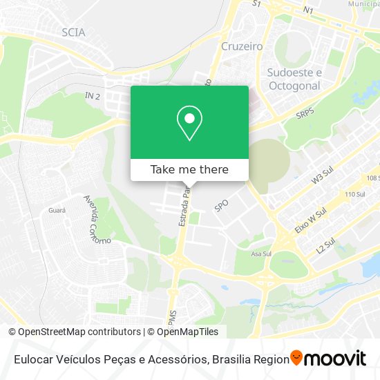 Eulocar Veículos Peças e Acessórios map
