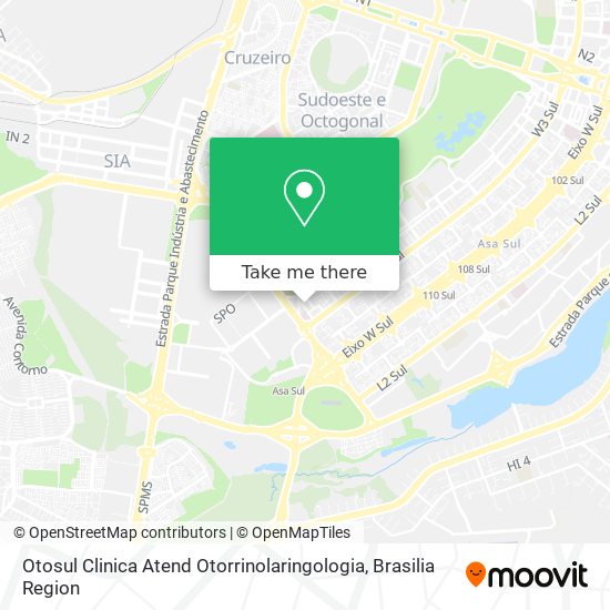 Otosul Clinica Atend Otorrinolaringologia map
