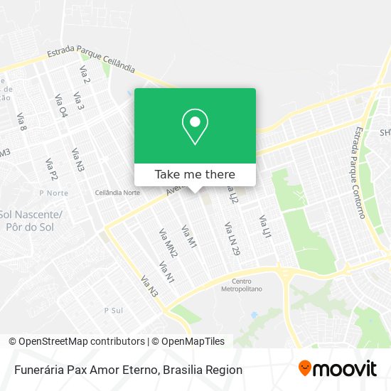 Funerária Pax Amor Eterno map
