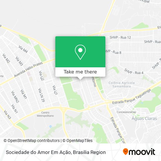 Sociedade do Amor Em Ação map