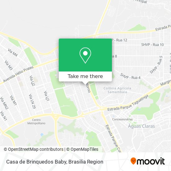 Casa de Brinquedos Baby map