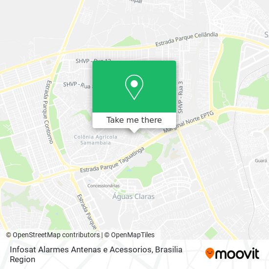 Infosat Alarmes Antenas e Acessorios map