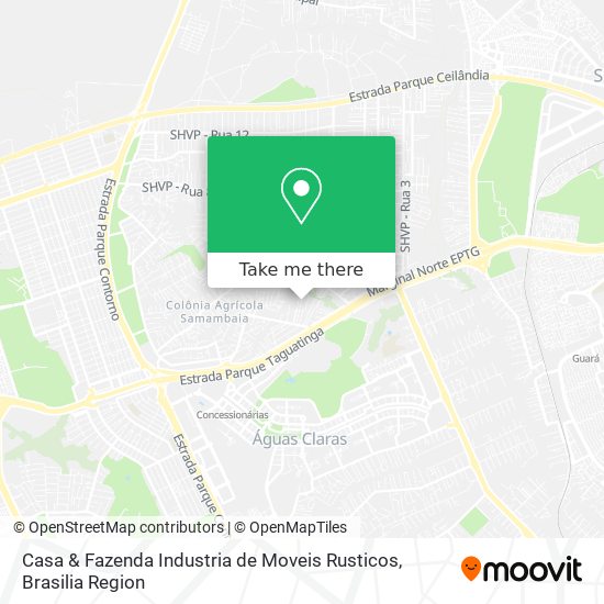 Mapa Casa & Fazenda Industria de Moveis Rusticos