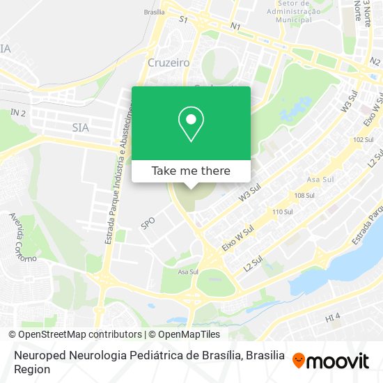 Neuroped Neurologia Pediátrica de Brasília map