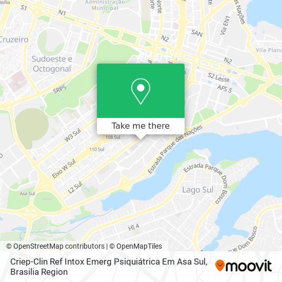 Criep-Clin Ref Intox Emerg Psiquiátrica Em Asa Sul map