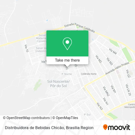 Distribuidora de Bebidas Chicão map