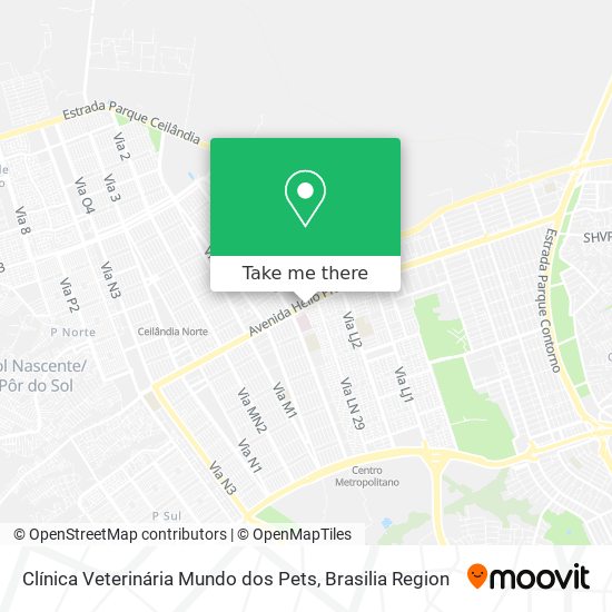 Clínica Veterinária Mundo dos Pets map