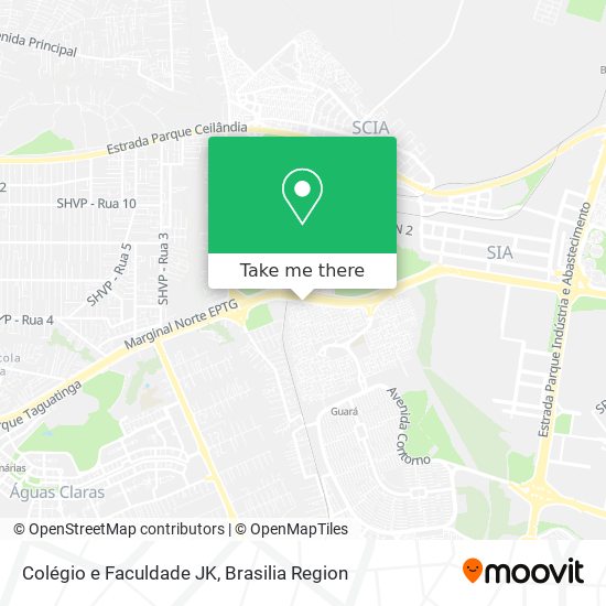 Colégio e Faculdade JK map