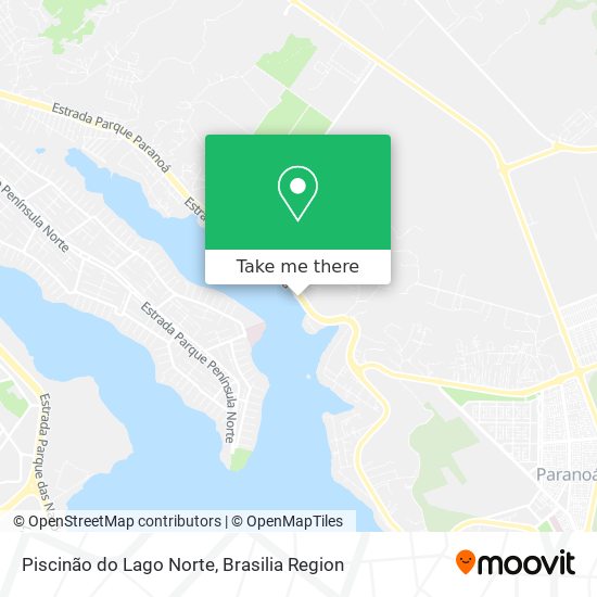 Piscinão do Lago Norte map