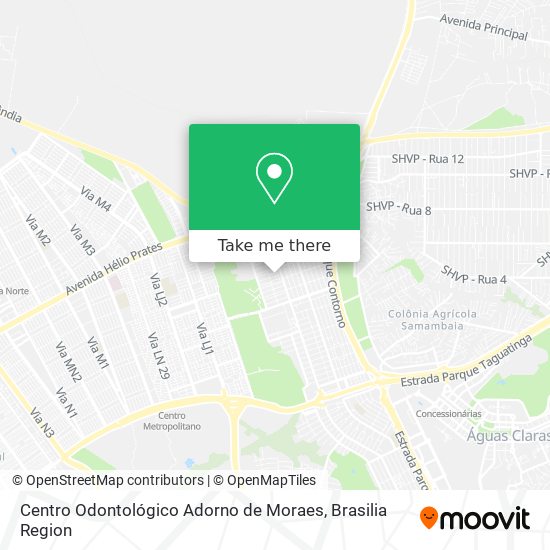 Centro Odontológico Adorno de Moraes map