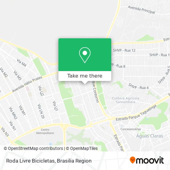 Roda Livre Bicicletas map