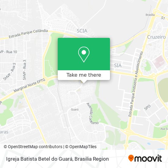 Igreja Batista Betel do Guará map