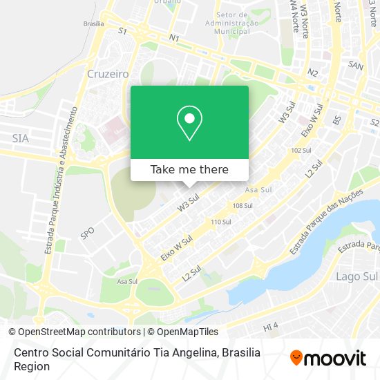 Centro Social Comunitário Tia Angelina map