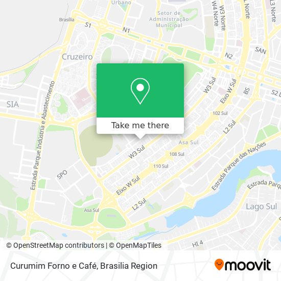 Curumim Forno e Café map