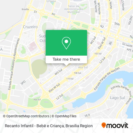 Recanto Infantil - Bebê e Criança map