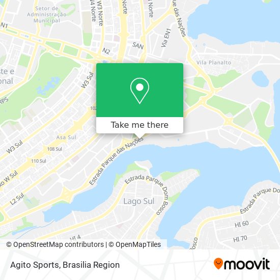 Agito Sports map