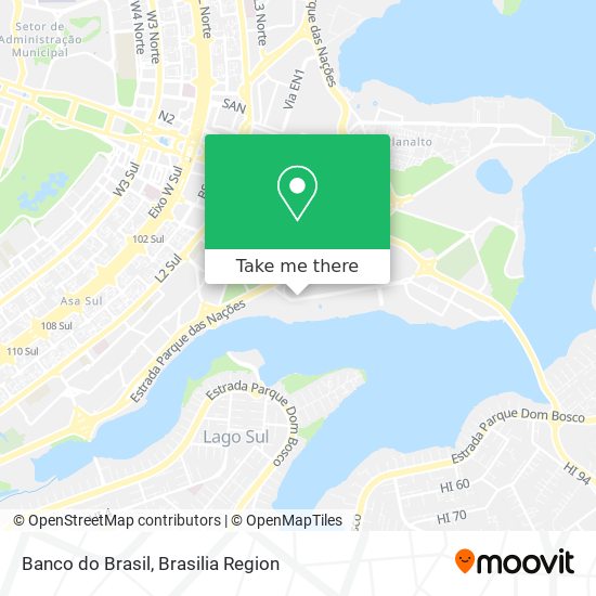 Banco do Brasil map