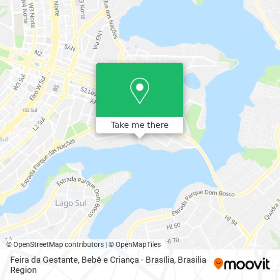 Feira da Gestante, Bebê e Criança - Brasília map